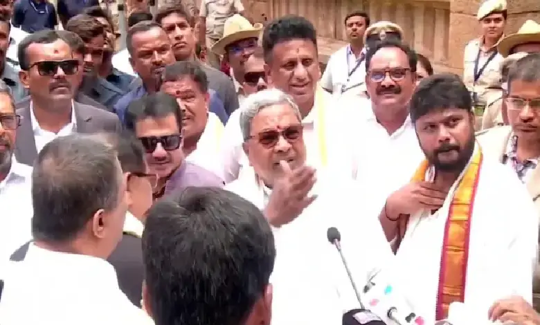 Karnataka Chief Minister Siddaramaiah appeared visibly irritated when questioned about the resignation of Additional Superintendent of Police (ASP) NV Baramani.