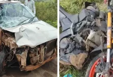 Seven people were killed in Maharashtra's Nashik after a car and a motorbike collided late Wednesday night.