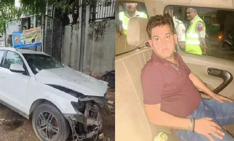 Five pavement dwellers, including an eight-year-old girl injured after a speeding Audi allegedly driven by a drunk man ran them over as they slept on a footpath in Delhi.