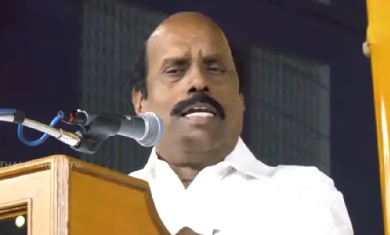 Tamil Nadu Minister EV Velu on Friday mimicked Sanskrit verses typically recited during Hindu wedding ceremonies and questioned why the language.