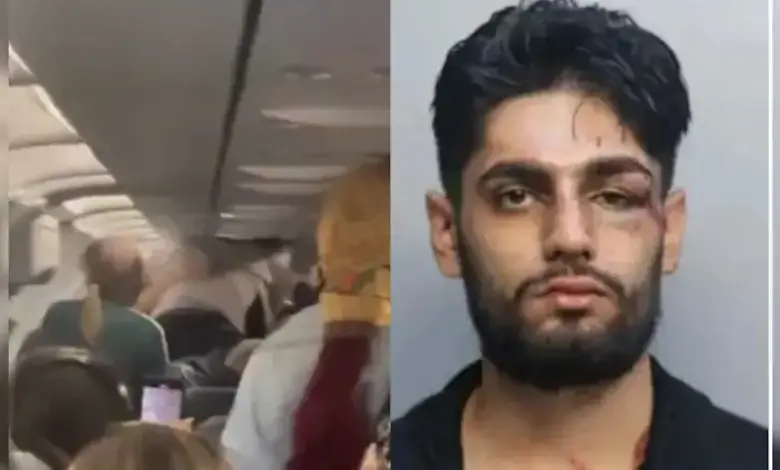 Indian-Origin Man Arrested After Mid-Flight Assault on Frontier Airlines