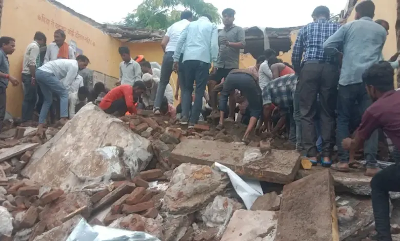 4 Children Dead, 40 Trapped In Debris As Rajasthan School Building Collapses