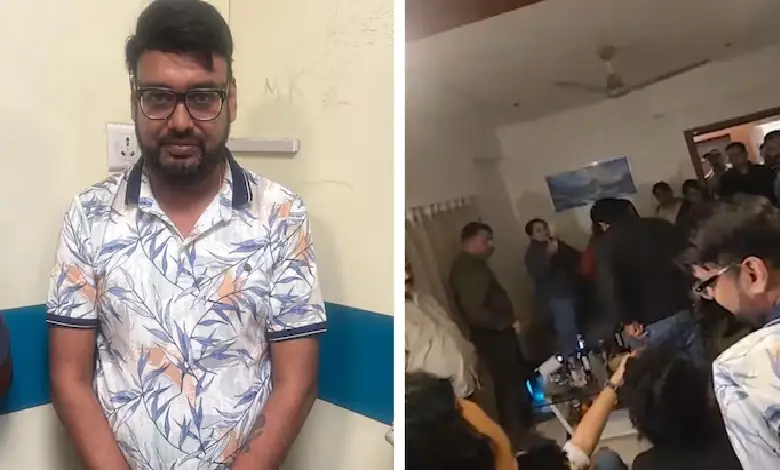 The Maharashtra police raided a high-profile rave party late Saturday night in the Kharadi area of Pune.