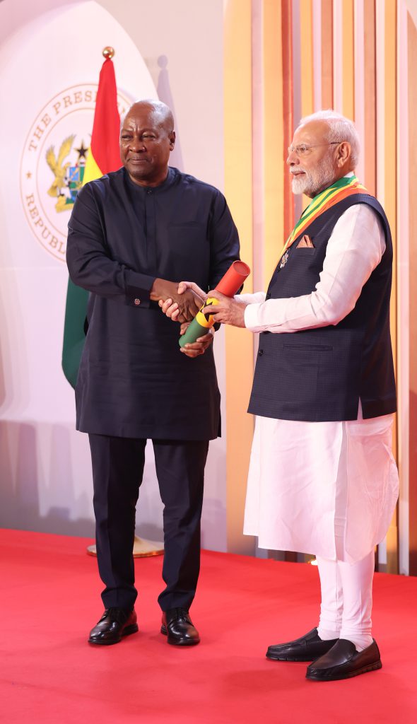 PM Modi Awarded Ghana's Top Honour, Signals Stronger India-Ghana Ties During Historic Visit