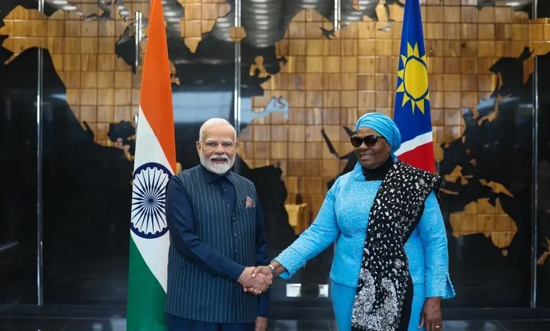 PM Modi Champions Partnership Over Competition in Namibia Visit