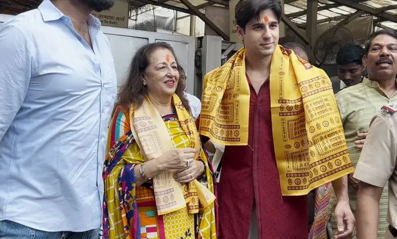 Sidharth Malhotra Seeks Divine Blessings for Newborn Daughter at Siddhivinayak Temple