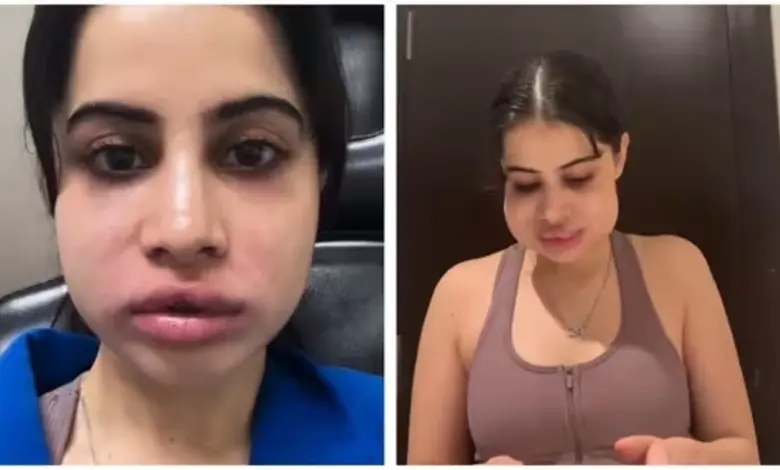 Uorfi Javed Faces Trolls with Humor After Lip Filler Removal