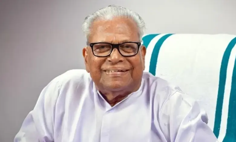 Veteran Kerala Leader VS Achuthanandan Dies at 101, Prompting State Mourning