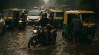 Gujarat Monsoon News: Surat's Palsana Soaked with 3.5 Inches Rain, Red Alert Declared in 6 Districts