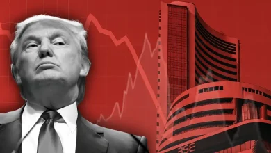 Indian Markets Dip as Nifty50 Falls Below 25,300, Sensex Drops 250 Points Amid Trump Tariff Jitters