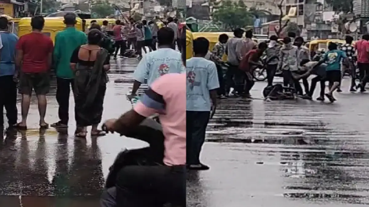 The public murder of a young man in Meghaninagar, Ahmedabad, has created a sensation in the entire area.