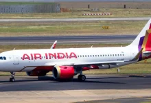 An Indore-bound Air India plane made an emergency landing in the national capital on Sunday after being airborne for over 30 minutes as the pilot received a fire indication" in the right engine of the aircraft.