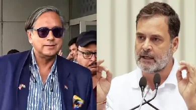 Congress MP Shashi Tharoor on Saturday distanced himself from Rahul Gandhi's endorsement of US President Donald Trump's "dead economy" jibe at India.