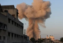 At least 15 people, including three journalists, were killed after an Israeli strike on Nasser Hospital in Gaza on Monday.