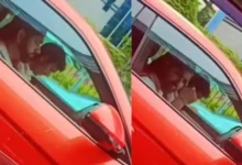 Rohit Sharma’s Lamborghini stuck in traffic.