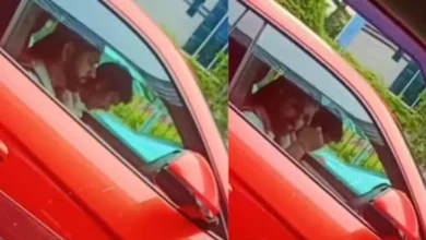 Rohit Sharma’s Lamborghini stuck in traffic.