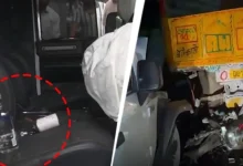 A 40-year-old man was killed when an SUV collided with his motorcycle in West Delhi's Moti Nagar area, local police said on Saturday.