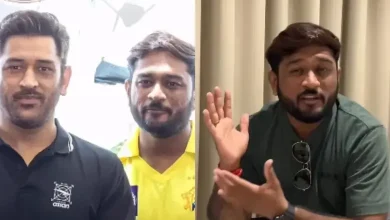 The man who looks exactly like Dhoni got emotional and said…