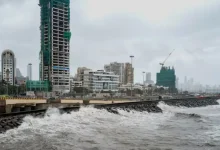 Heavy rain since Friday night lashed Mumbai, flooding roads, disrupting daily life, and claiming two lives, officials said on Saturday.