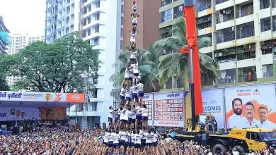 Mumbai’s Kokan Nagar Govinda Sets World Record with 10-Tier Dahi Handi Pyramid