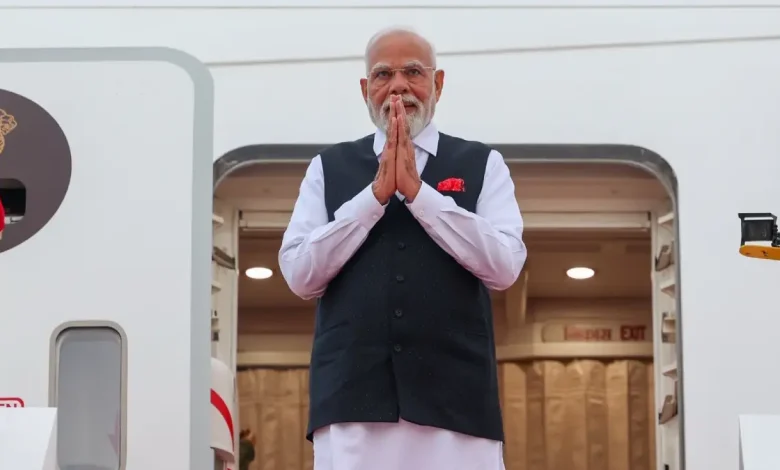 Prime Minister Narendra Modi arrived in China on Saturday for a two-day visit to attend the Shanghai Cooperation Organisation (SCO) summit in Tianjin, marking his first trip to the country in seven years.