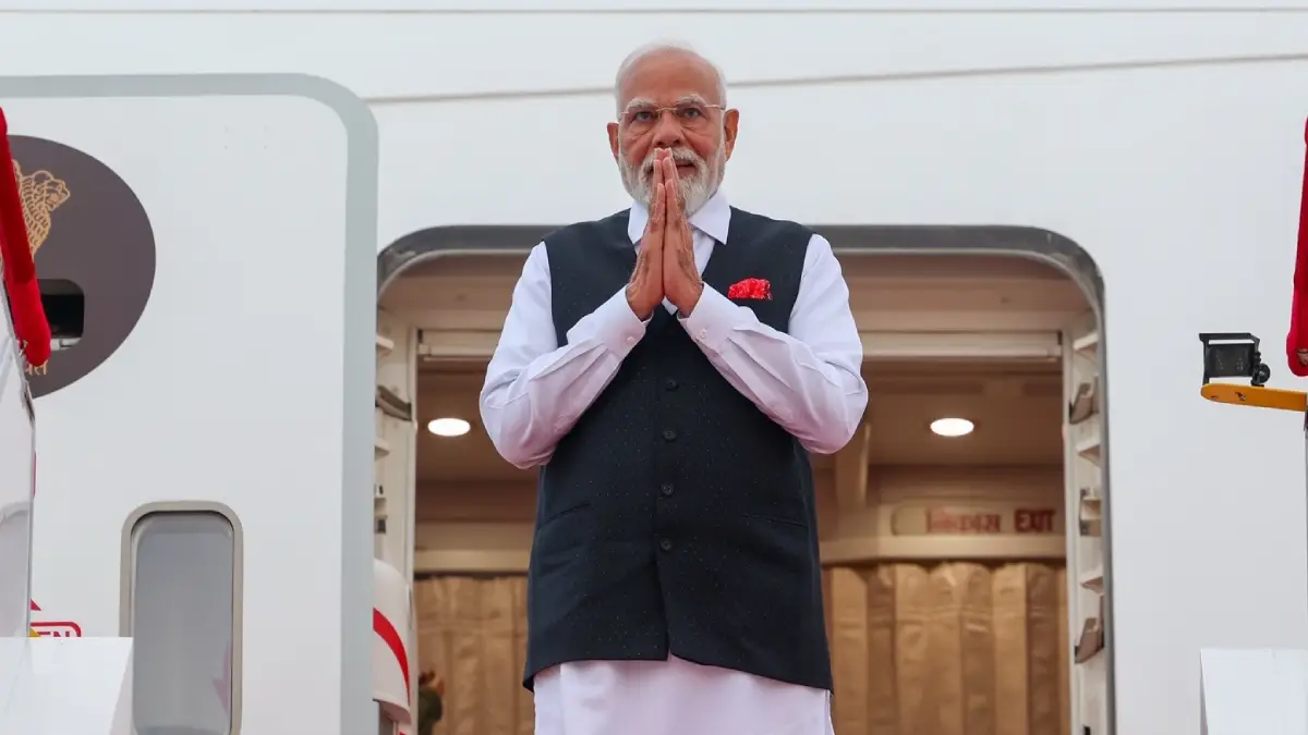 Prime Minister Narendra Modi arrived in China on Saturday for a two-day visit to attend the Shanghai Cooperation Organisation (SCO) summit in Tianjin, marking his first trip to the country in seven years.