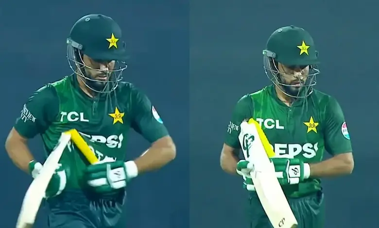 Angry with coach, Pakistani batsman smashed his bat