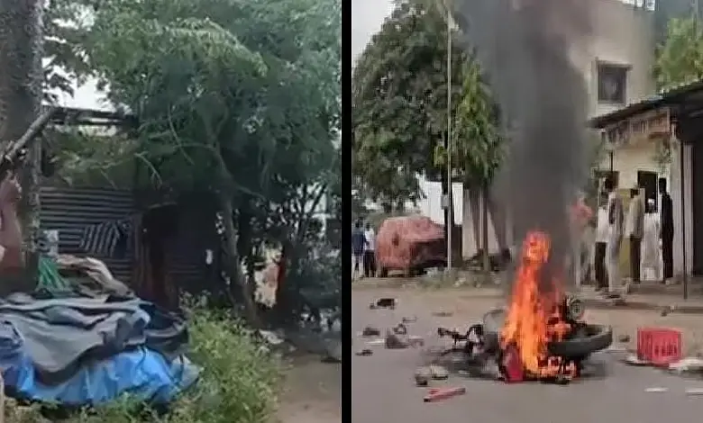 Tensions flared in a village in Maharashtra's Pune on Friday.