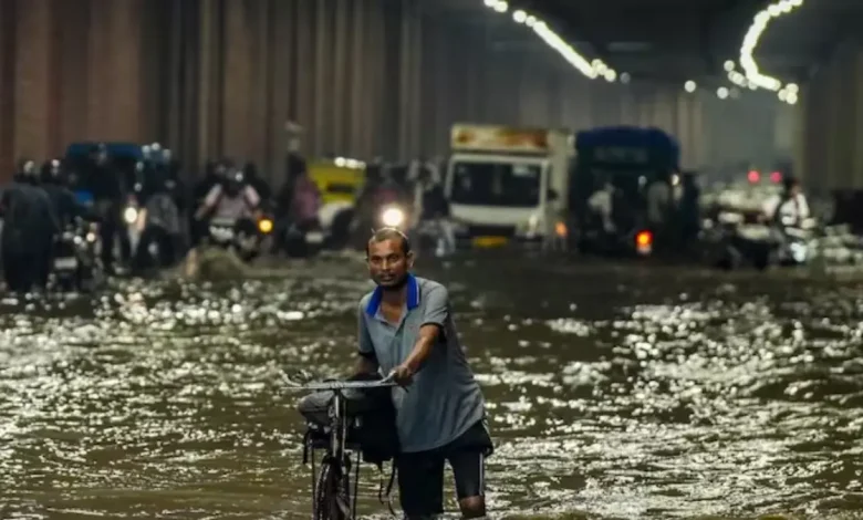 Rain lashed several parts of Delhi and the surrounding National Capital Region (NCR) on Friday morning, causing widespread waterlogging and traffic snarls in several areas.