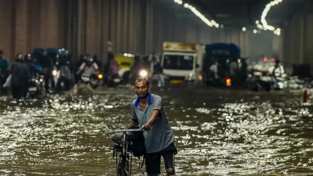 Rain lashed several parts of Delhi and the surrounding National Capital Region (NCR) on Friday morning, causing widespread waterlogging and traffic snarls in several areas.