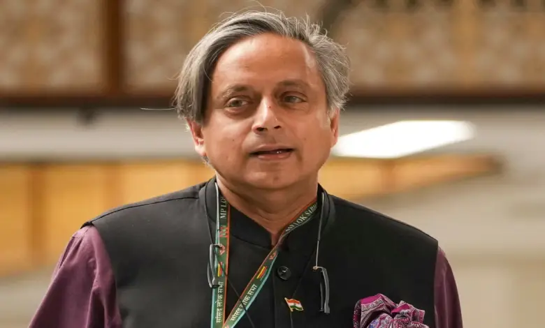 Congress MP Shashi Tharoor on Thursday called on the Modi government to stand up to US President Donald Trump’s tariff offensive by imposing reciprocal duties on American goods and exploring alternative markets.
