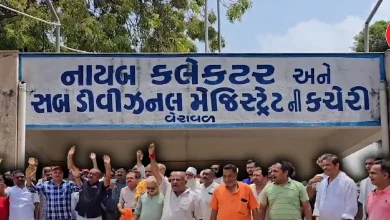 The controversy over the construction of the Somnath Temple Corridor has intensified today.