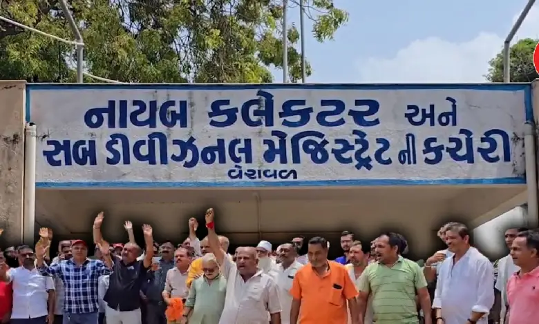 The controversy over the construction of the Somnath Temple Corridor has intensified today.