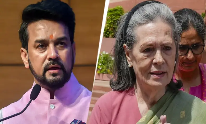 The BJP alleged that Congress MP Sonia Gandhi's name appeared on the electoral rolls three years before she became an Indian citizen.