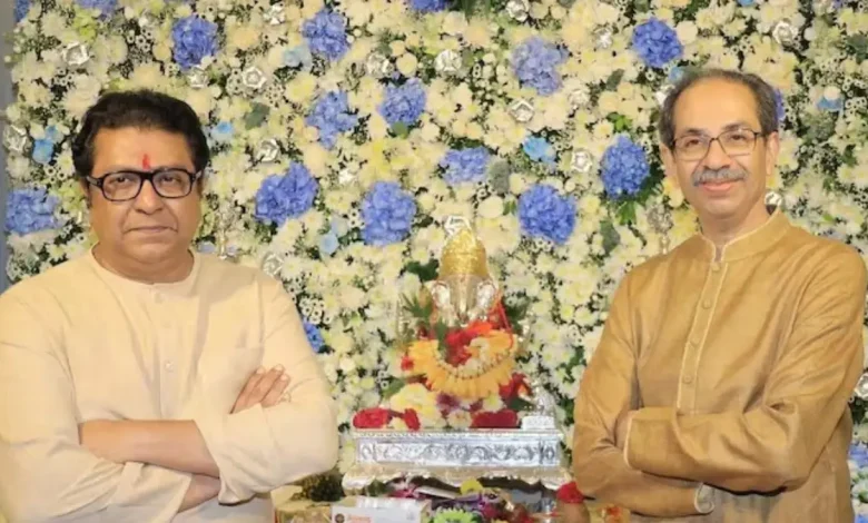 Shiv Sena (UBT) chief Uddhav Thackeray on Wednesday visited his cousin and Maharashtra Navnirman Sena (MNS) chief Raj Thackeray at his residence ‘Shivtirth’ for Ganesh puja.