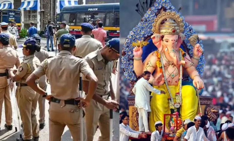 Ganesh Chaturthi 2025: Mumbai Police Deploy 17,000 Personnel, Special Units on Duty for Citywide Security