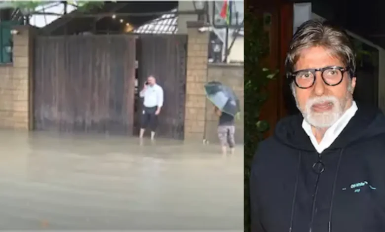 Mumbai Rains Flood Amitabh Bachchan’s Iconic Bungalow Prateeksha