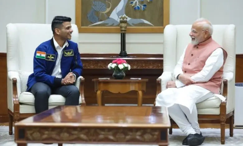 Modi and Astronaut Shubhanshu Shukla Discuss Historic Space Mission