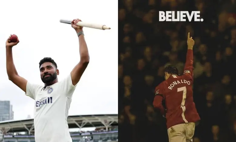 Siraj’s Spectacular Show, Inspired by Ronaldo’s Wallpaper