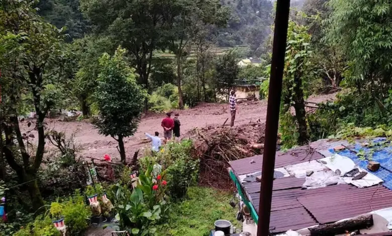 Torrential Cloudburst Devastates Uttarakhand Village, Leaving Five Feared Lost in Debris