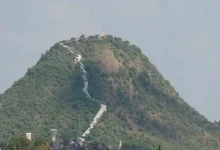 Gujarat's first funicular coach system project is being built on the holy pilgrimage site Chotila Dungar.