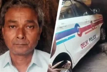 A tea stall vendor was killed after being run over by a Delhi Police vehicle in the city’s Gole Market area on Thursday morning.