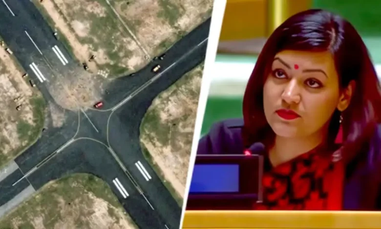 India on Saturday ridiculed Pakistan Prime Minister Shehbaz Sharif’s claim of victory in the May conflict, telling the United Nations General Assembly that images of destroyed air bases.
