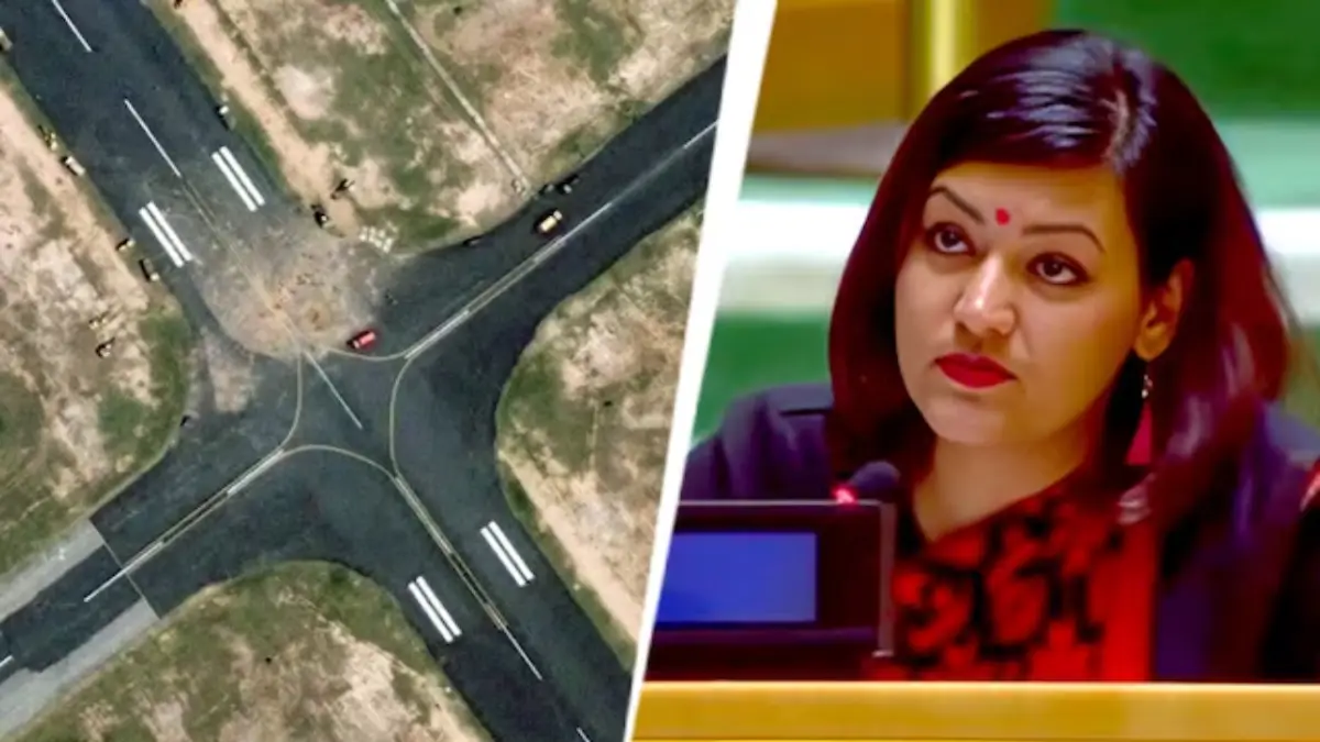 India on Saturday ridiculed Pakistan Prime Minister Shehbaz Sharif’s claim of victory in the May conflict, telling the United Nations General Assembly that images of destroyed air bases.