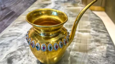 A jewelled urn studded with diamond, gold, and emerald worth Rs 1 crore was stolen during a Jain religious ritual at Red Fort park near Gate No 15.