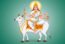 Maa Mahagauri’s Serenity Shines on Navratri’s Eighth Day with Sacred Rituals