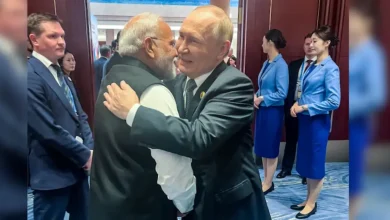 PM Narendra Modi exchanged hugs and handshakes with Russian President Vladimir Putin and Chinese premier Xi Jinping at the Shanghai Cooperation Organisation (SCO) summit in China's Tianjin.
