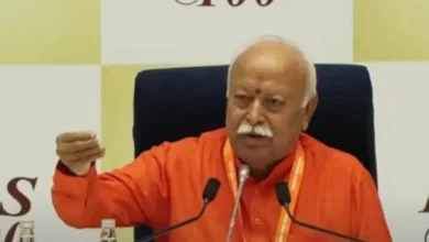 RSS chief Mohan Bhagwat on Friday took an indirect jibe at the US.