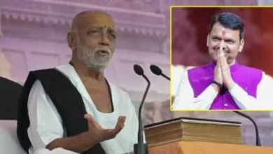 The Ram Katha discourse by Morari Bapu was organized at Chintamani Agricultural Produce Market Committee, Yavatmal.