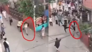 As Nepal’s KP Sharma Oli government collapses in the face of massive protests over corruption and social media ban, a video surfaced on Tuesday in which Finance Minister Bishnu Prasad Paudel was chased on a road and thrashed by demonstrators.